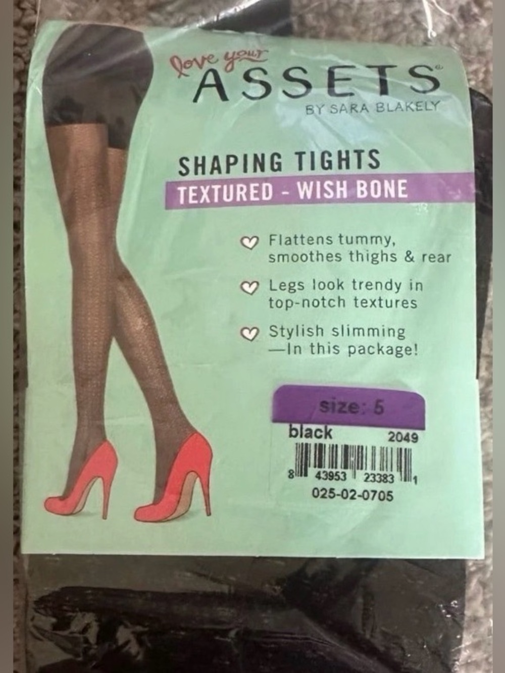 Spanx Love Your Assets Wish Bone Textured Shaping Tights by Sara Blakely NWT